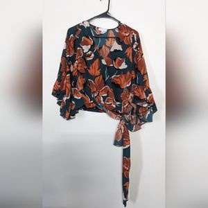 Women's floral blouse